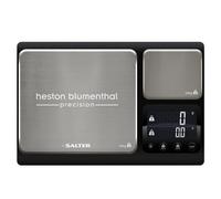 Heston Blumenthal Precision by Salter Digital Dual Platform Digital Kitchen Scale ? Cooking & Baking, 200g & 10kg Capacity, Add & Weigh Tare Function,