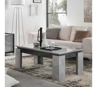 heston high gloss coffee table in grey