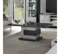 heston morden high gloss coffee table in grey