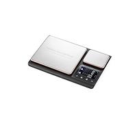 Heston Blumenthal Precision Dual Platform Precision Scale by Salter, 10kg Capacity, Ultimate Accuracy Platforms, Easy-to-Read Digital Display, Measures Metric and Imperial Weight, Aquatronic Feature - Black