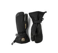 Hestra Army Leather Gore-Tex 3 Finger Glove in Black/Black