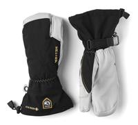 Hestra Army Leather Gore-Tex 3 Finger Gloves in Black/Natural Grey