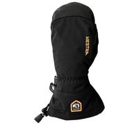 Hestra - Ski mittens GORE-TEX Waterproof - Army Leather Gore Tex Mitt Black/Black in Leather - Size 11 Black 11