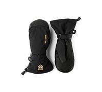 Hestra - Ski mittens GORE-TEX Waterproof - Army Leather Gore Tex Mitt Black/Black in Leather - Size 8 Black 8