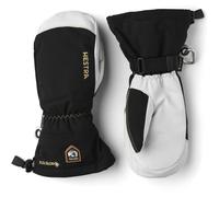 Hestra Army Leather Gore-Tex Mitt in Black/Natural Grey