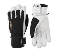 §Hestra Army Leather Gore-Tex Short Gloves Black-Offwhite§