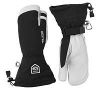 Hestra - Ski Gloves - Army Leather Heli Ski 3 Finger Noir for Men, in Leather - Black 8
