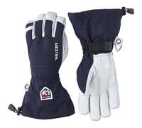 Hestra Army Leather Heli 5 Finger Waterproof Snowboard Gloves, M Navy