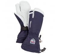Hestra Army Leather Heli 3 Finger Waterproof Snowboard Gloves, S Navy