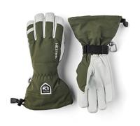 Hestra - Army Leather Heli Ski 5 Finger - Gloves size 6, olive/grey