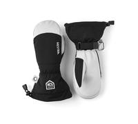 Hestra - Army Leather Heli Ski Mitten Noir in Leather - Size 11 - Black Black 11