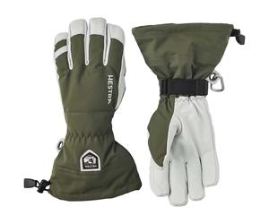 Hestra Army Leather Heli Waterproof Snowboard Gloves, L Olive