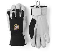 Hestra Army Leather Patrol Ski Gloves in Black and White