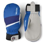 HESTRA Boys Kid's Tracker Junior Mitt Gloves Grey/Blue 6