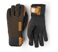 Hestra Ergo Grip Active Wool Terry 5 Finger Glove in Dark Forest/Black