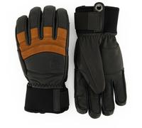 Hestra - Leather Ski gloves - Fall Line Glove Navy/Brown in Leather - Size 10 Navy 10