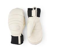 Hestra Fall Line Leather Mitten in Almond White