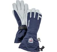 Hestra Gloves Army Leather Heli Ski Glove Unisex 5 Finger Navy