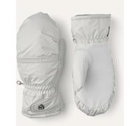 Hestra Gloves Primaloft Leather Womens Ski and Snowboard Mitts White