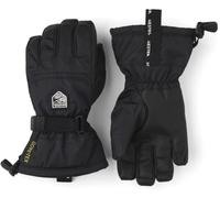 Hestra Gore-Tex Gauntlet Jr. 5 Finger Ski Gloves, Black (12-13 yrs)