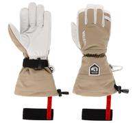 Hestra Heli Ski 5-Finger Gloves Women/Men - full-fingered with lining, Hook-and-loop closure, closure Winter Autumn-Winter - 10 HS beige