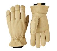 Hestra Job Cow Driver HD Work Glove, Heat-Insulated Leather, Multi-Purpose Winter Gloves for Everyday Craftsmanship and Construction, Tan, 9