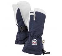 Hestra - Kid's Army Leather Heli Ski 3 Finger - Gloves size 4, blue