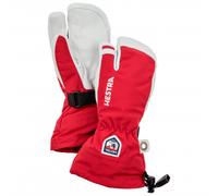 Hestra - Kid's Army Leather Heli Ski 3 Finger - Gloves size 6, red