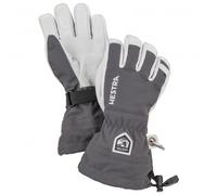 Hestra - Kid's Army Leather Heli Ski 5 Finger - Gloves size 5, grey
