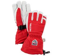 Hestra - Kid's Army Leather Heli Ski 5 Finger - Gloves size 5, red