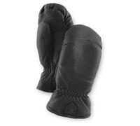Hestra - Leather Box Mitt - Gloves size 11, black/grey