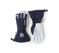 Hestra - Leather ski gloves - Glove Army Leather Heli Ski Navy in Leather - Size 8 Navy 8