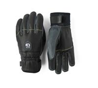 Hestra - Leather Ski gloves - Omni Trigger Glove Black/Grey in Leather - Size 11 Black 11