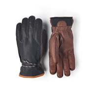 Hestra - Leather Ski gloves - Wakayama Glove Navy/Brown in Leather - Size 10 Navy 10