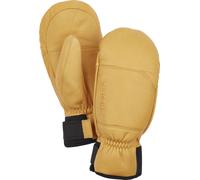 Hestra - Leather ski Mittens - Omni Mitt Tan in Leather - Size 8 - Brown Brown