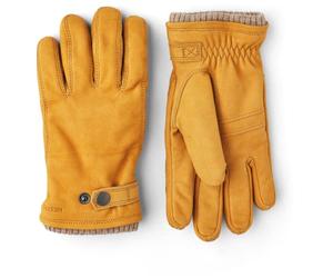 Hestra Men's Bergvik Nubuck Leather Insulated Gloves for Cold Weather, Tan, 10