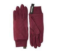 Hestra - Merino Wool Liner Active 5 Finger - Gloves size 4, red