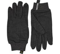 Hestra Merino Wool Ski/Snowboard Liner Gloves, L Charcoal