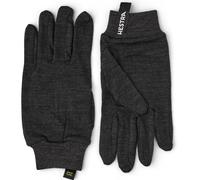 Hestra Merino Wool Unisex Active Liner Gloves Charcoal
