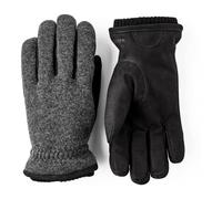 Hestra | Noah | Nubuck Leather Gloves | Charcoal/Black 8