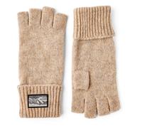 Hestra - Raggwool Half Finger - Gloves size 6, sand