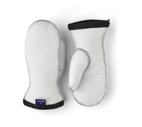 Hestra - Ski mitten Interior Lining - Heli Ski Liner Mitt W Offwhite for Women in Leather - Size 9 - White White 9