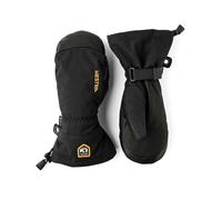 Hestra - Ski mittens GORE-TEX Waterproof - Army Leather Gore Tex Mitt Black/Black in Leather - Size 11 Black 11