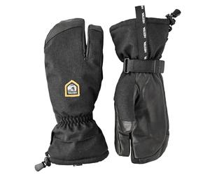 Hestra Unisex CZone Mountain 3-Finger Glove, Waterproof, Windproof | Leather alpine ski glove for men & women