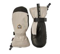 Hestra Unisex CZone Mountain Mitt, Waterproof, Windproof Leather Alpine Ski Mittens for Men & Women - Beige - 9