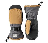 Hestra Unisex Gauntlet Sr Mitt, Waterproof, Windproof Insulated Mittens for Skiing & Snowboarding, Men & Women - Dark Sand/Graphite - 9