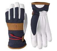 HESTRA Voss CZone Women's Leather Alpine Waterproof Ski Gloves Navy - 8
