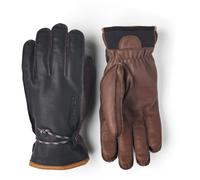 Hestra - Leather Ski gloves - Wakayama Glove Navy/Brown in Leather - Size 8 Navy 8