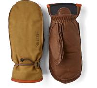 Hestra Wakayama Mitt in Cork and Brown Leather
