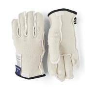 Hestra Wakayama Wool Liner 5 Finger Glove in Off White